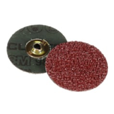 3M Cubitron II Roloc Fibre Disc 982C, 80+, TSM, Red, 2", Die RS200PM, 50 per carton, 200 per case